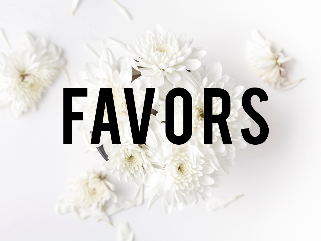 Posts about Favors